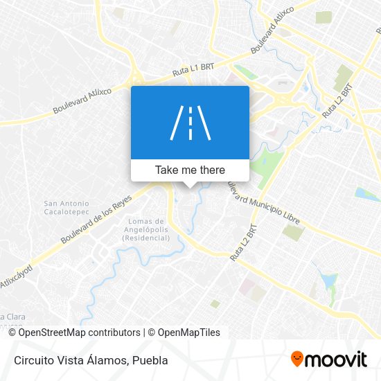 Circuito Vista Álamos map