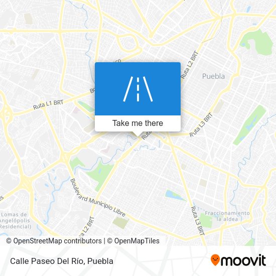 Calle Paseo Del Río map