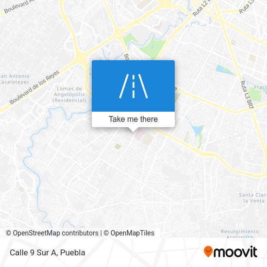 Mapa de Calle 9 Sur A