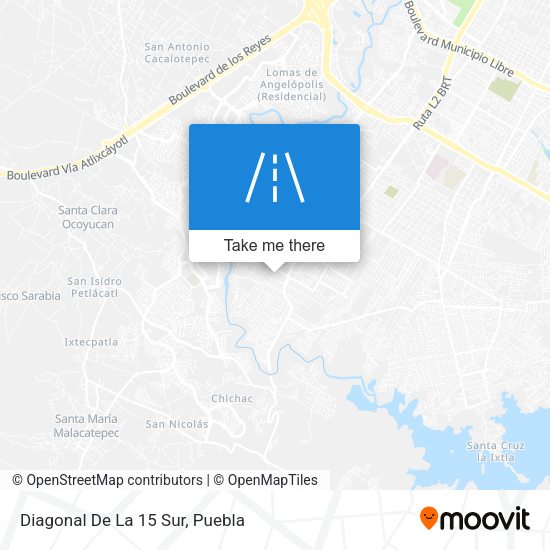 Diagonal De La 15 Sur map