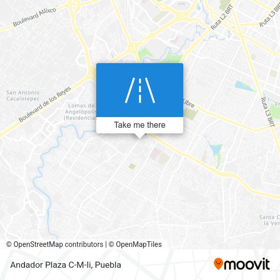 Mapa de Andador Plaza C-M-Ii