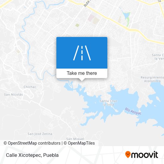 Mapa de Calle Xicotepec
