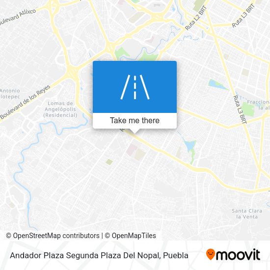 Mapa de Andador Plaza Segunda Plaza Del Nopal