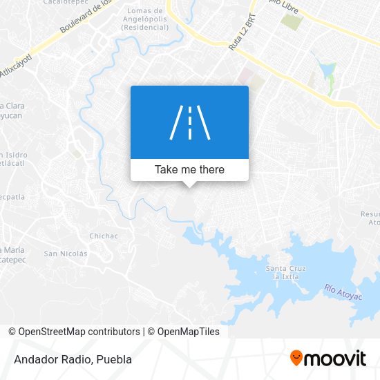 Mapa de Andador Radio