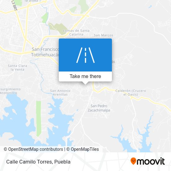 Mapa de Calle Camilo Torres