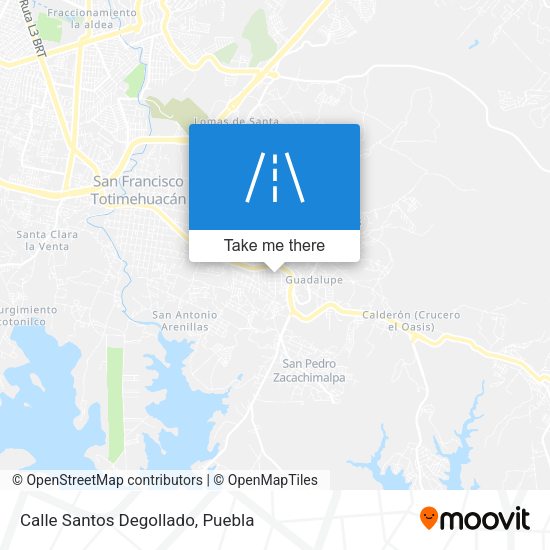 Calle Santos Degollado map