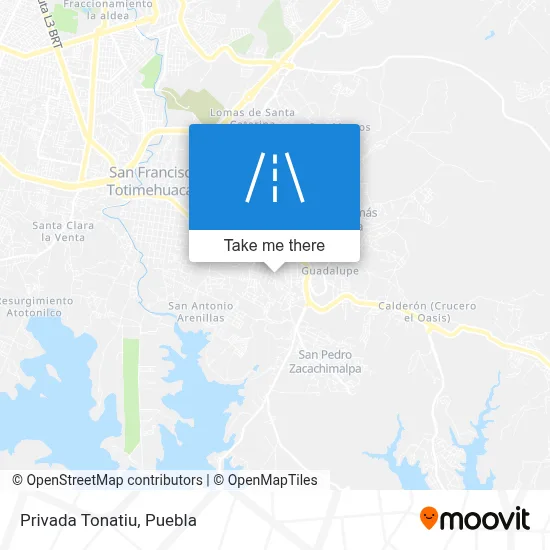 Privada Tonatiu map