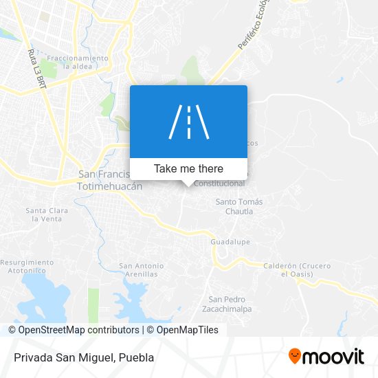 Mapa de Privada San Miguel
