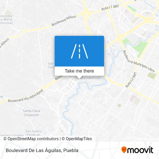 Boulevard De Las Águilas map