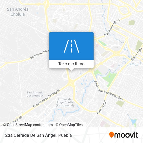 2da Cerrada De San Ángel map