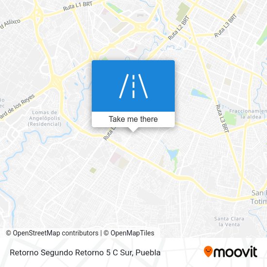 Retorno Segundo Retorno 5 C Sur map