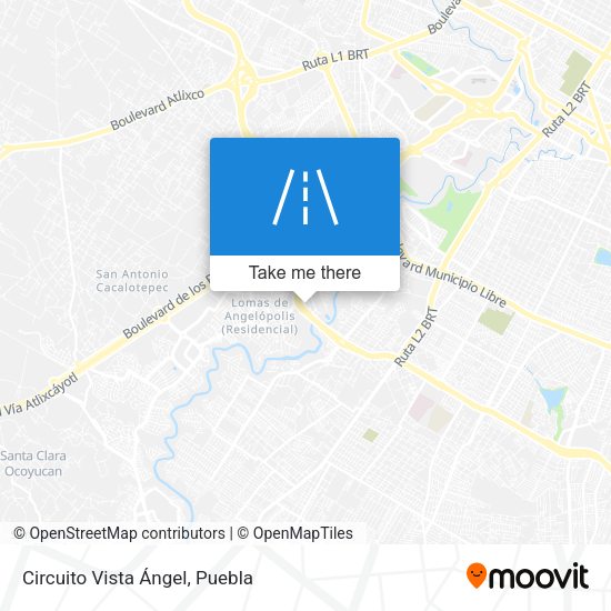 Circuito Vista Ángel map