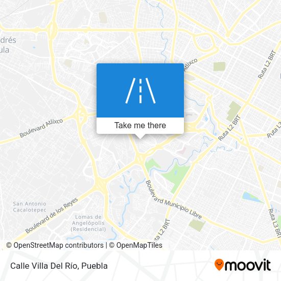 Calle Villa Del Río map