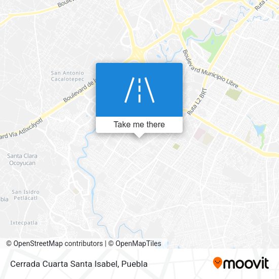 Cerrada Cuarta Santa Isabel map