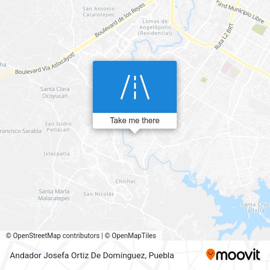 Andador Josefa Ortiz De Domínguez map