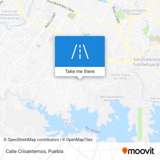 Mapa de Calle Crisantemos