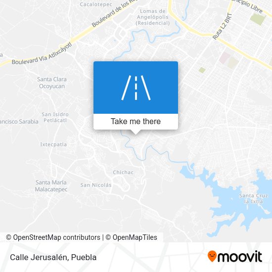 Mapa de Calle Jerusalén