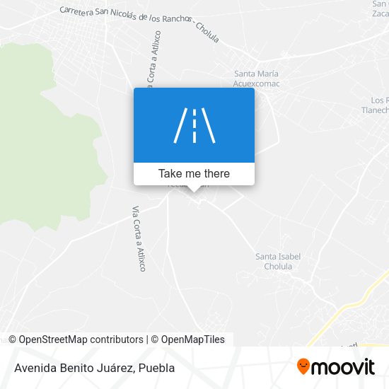 Avenida Benito Juárez map