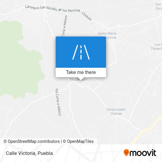 Calle Victoria map