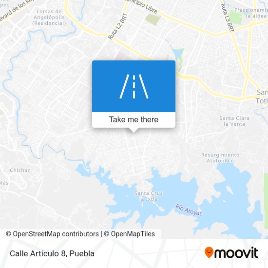 Mapa de Calle Artículo 8