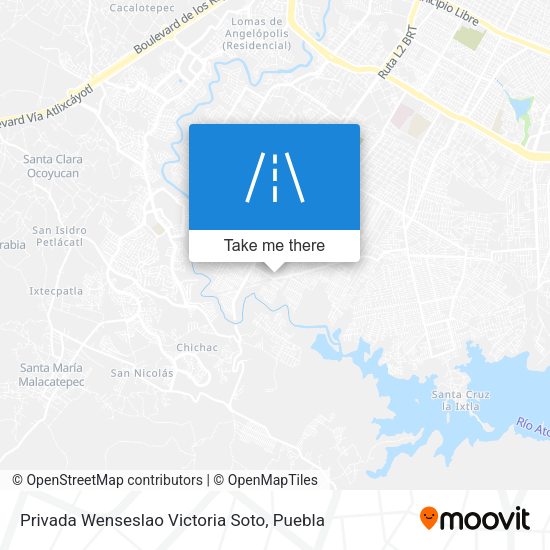 Mapa de Privada Wenseslao Victoria Soto