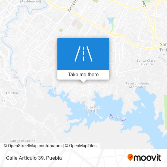 Mapa de Calle Artículo 39