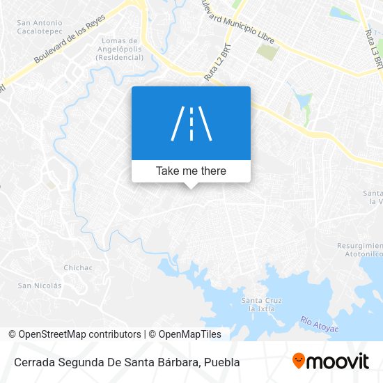 Mapa de Cerrada Segunda De Santa Bárbara