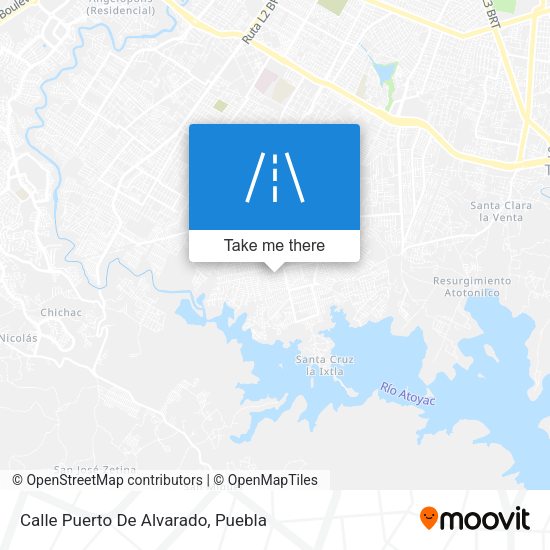 Mapa de Calle Puerto De Alvarado