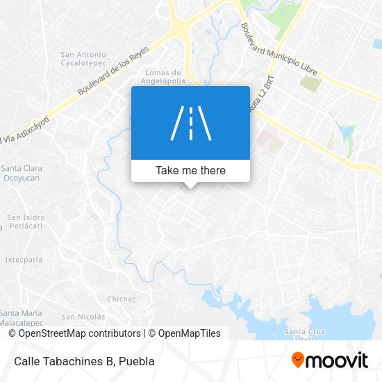 Mapa de Calle Tabachines B
