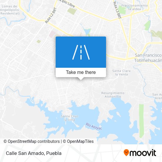 Mapa de Calle San Amado