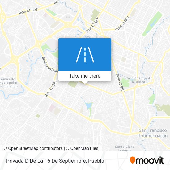 Privada D De La 16 De Septiembre map