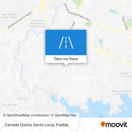 Cerrada Quinta Santa Lucía map