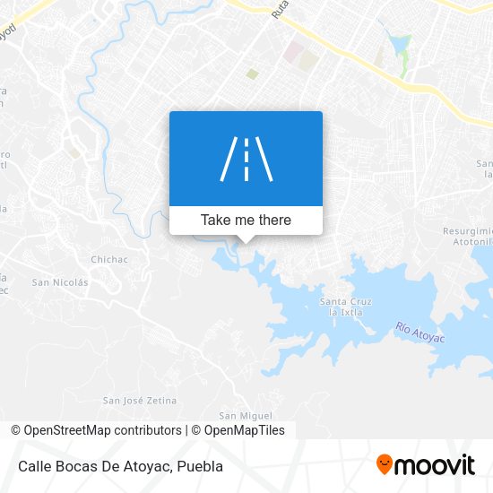 Mapa de Calle Bocas De Atoyac