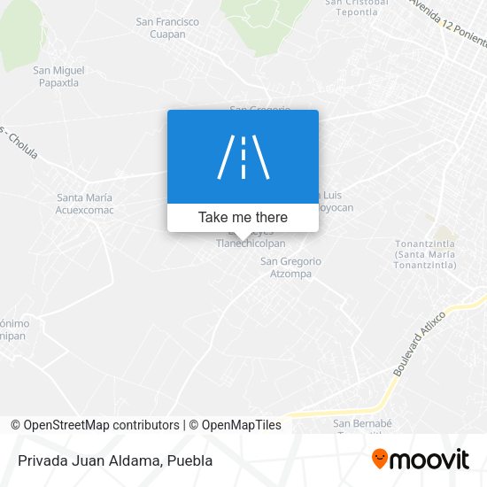 Mapa de Privada Juan Aldama