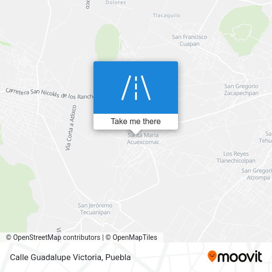Mapa de Calle Guadalupe Victoria