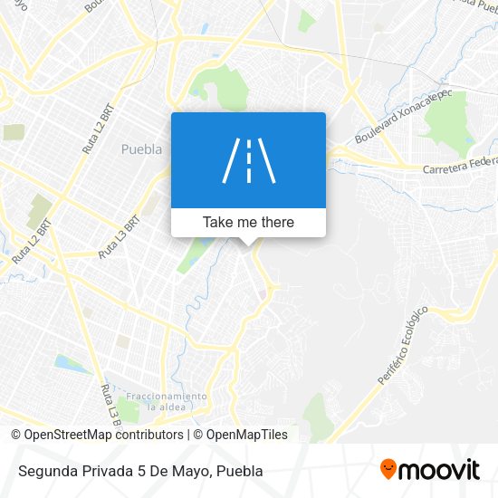 Segunda Privada 5 De Mayo map