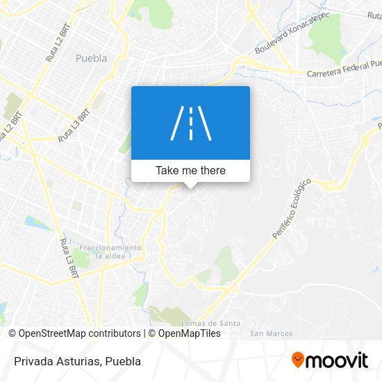 Mapa de Privada Asturias