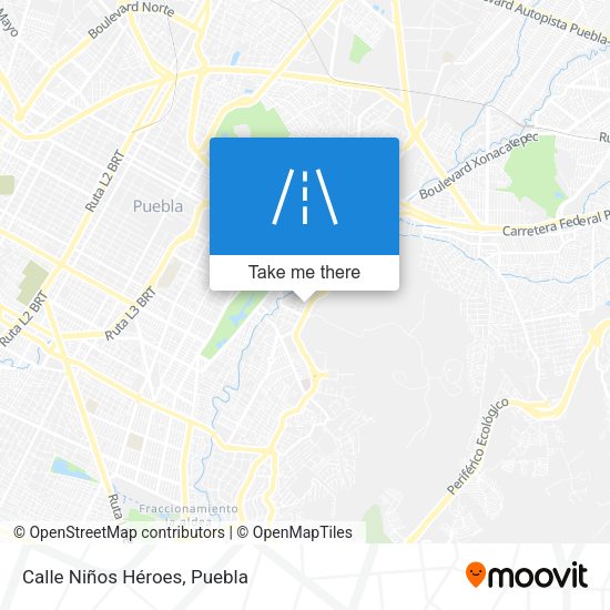 Calle Niños Héroes map