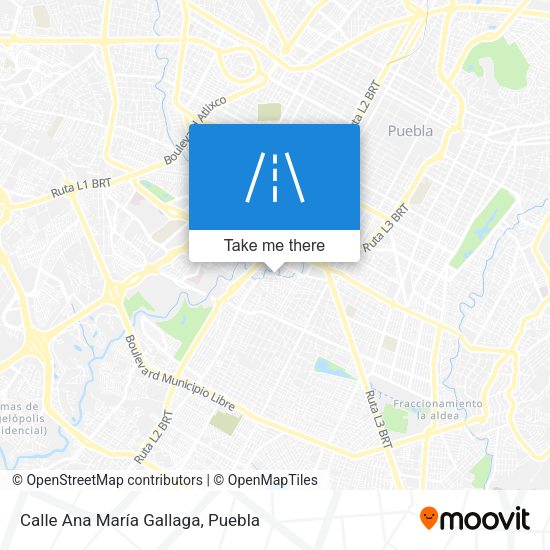 Calle Ana María Gallaga map