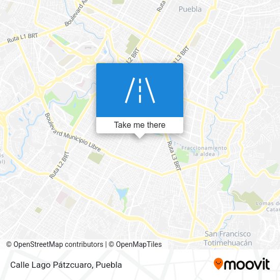 Mapa de Calle Lago Pátzcuaro