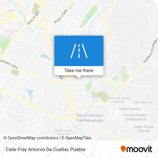Calle Fray Antonio De Cuéllar map