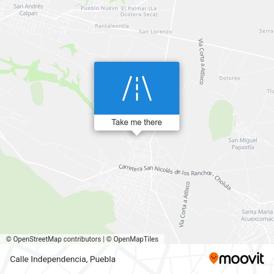 Mapa de Calle Independencia
