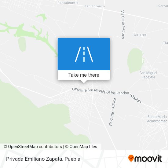 Privada Emiliano Zapata map