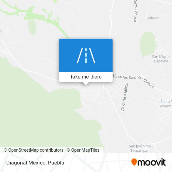Mapa de Diagonal México