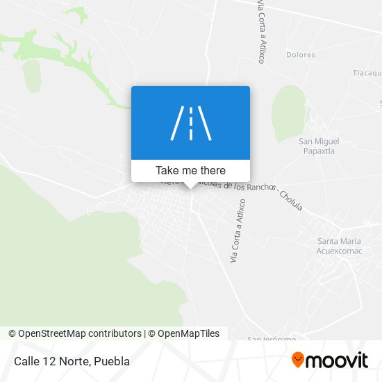 Mapa de Calle 12 Norte