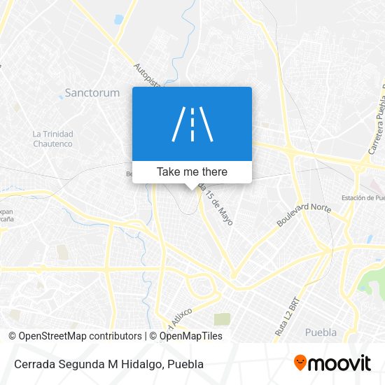 Cerrada Segunda M Hidalgo map