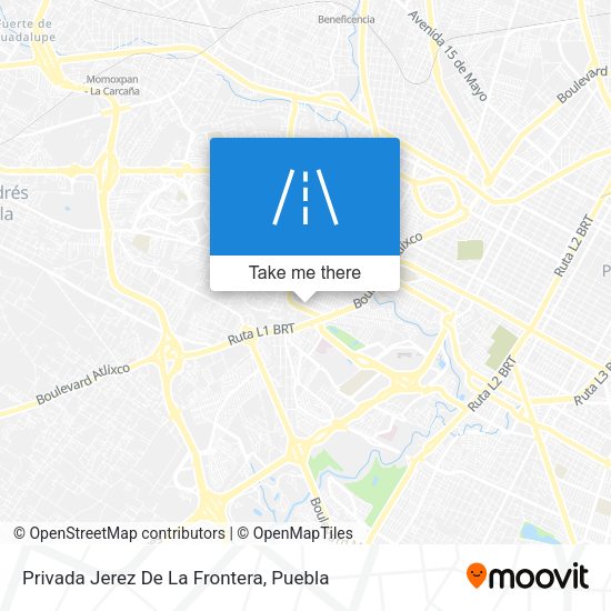Privada Jerez De La Frontera map