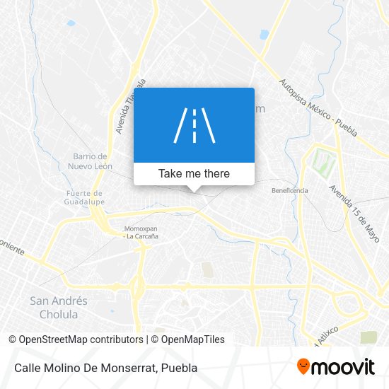 Calle Molino De Monserrat map