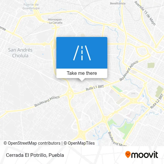 Cerrada El Potrillo map