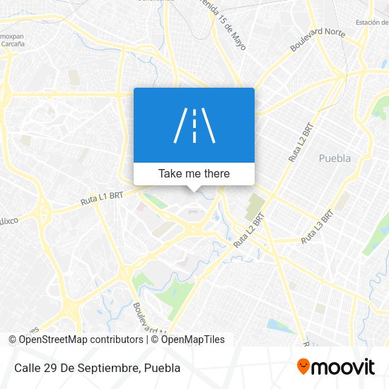 Calle 29 De Septiembre map